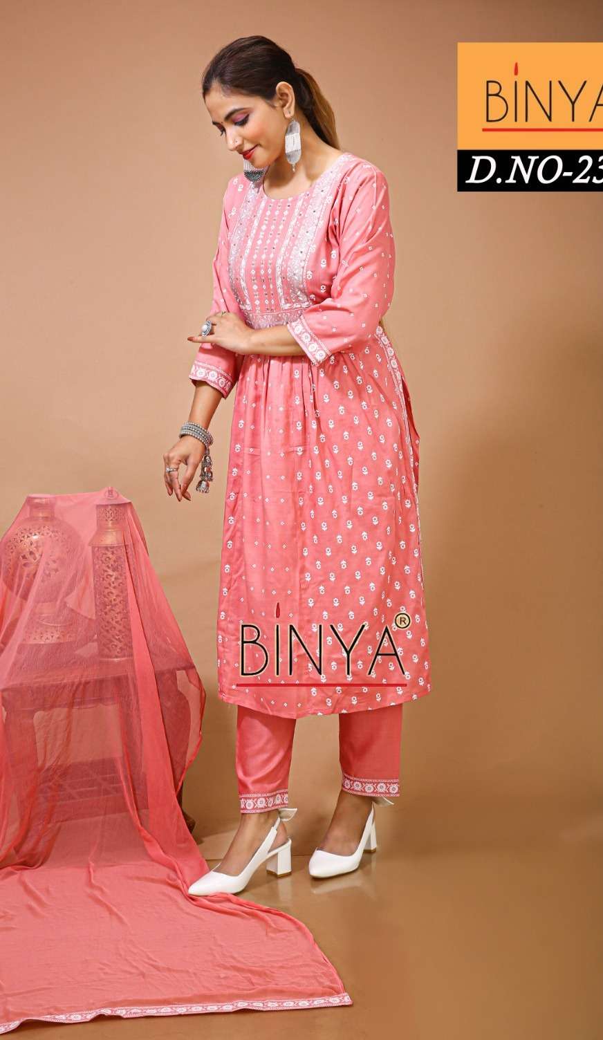Binya Nayra cut Kurti vol-19 Wholesale catalog