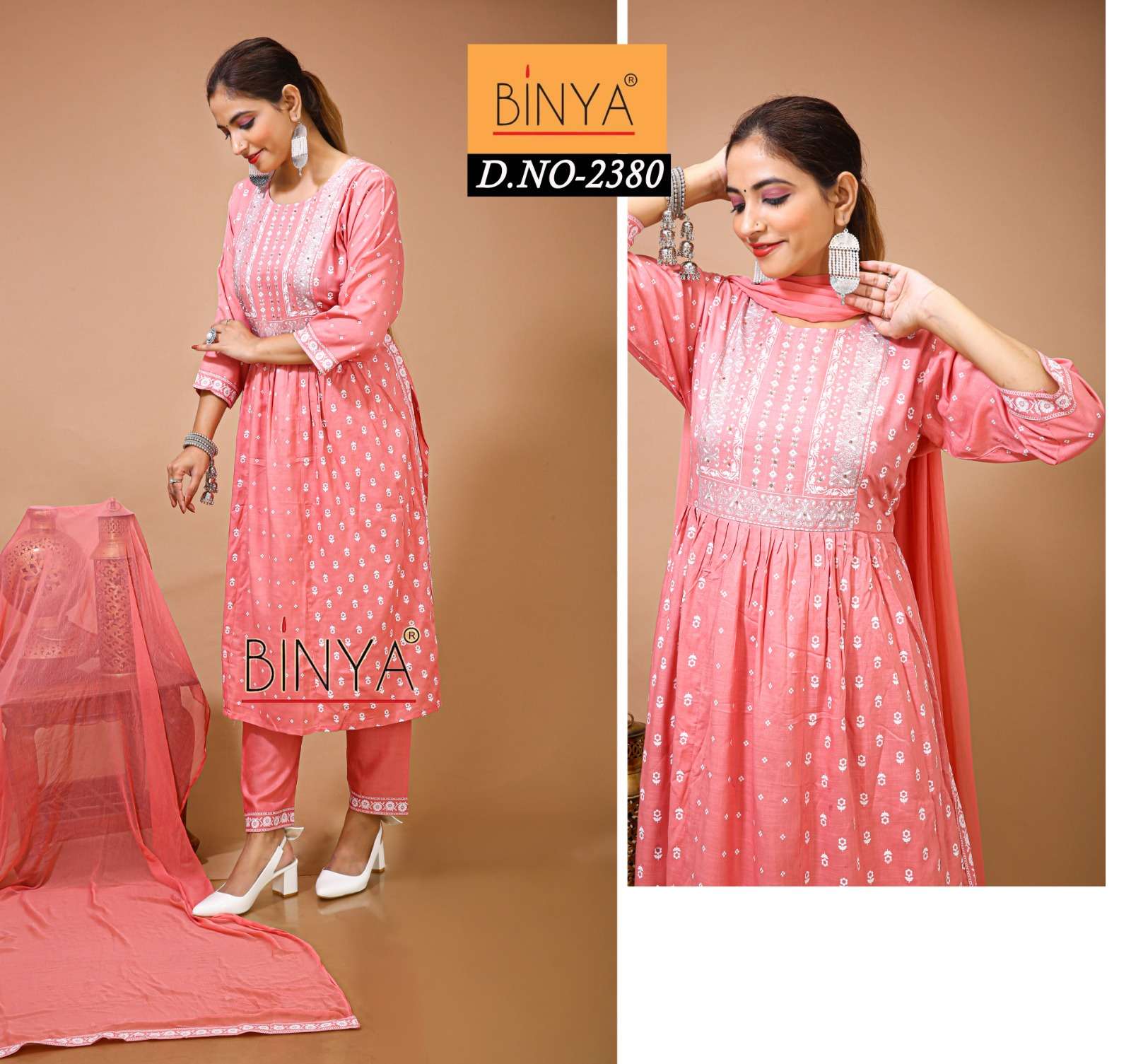 Binya Nayra cut Kurti vol-19 Wholesale catalog