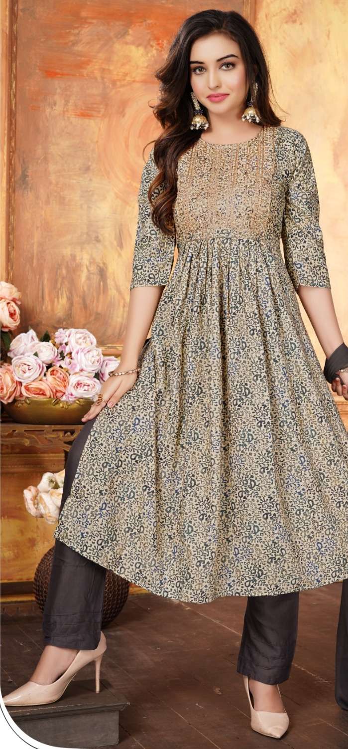 Binya Nayra cut Kurti vol-3 Wholesale catalog