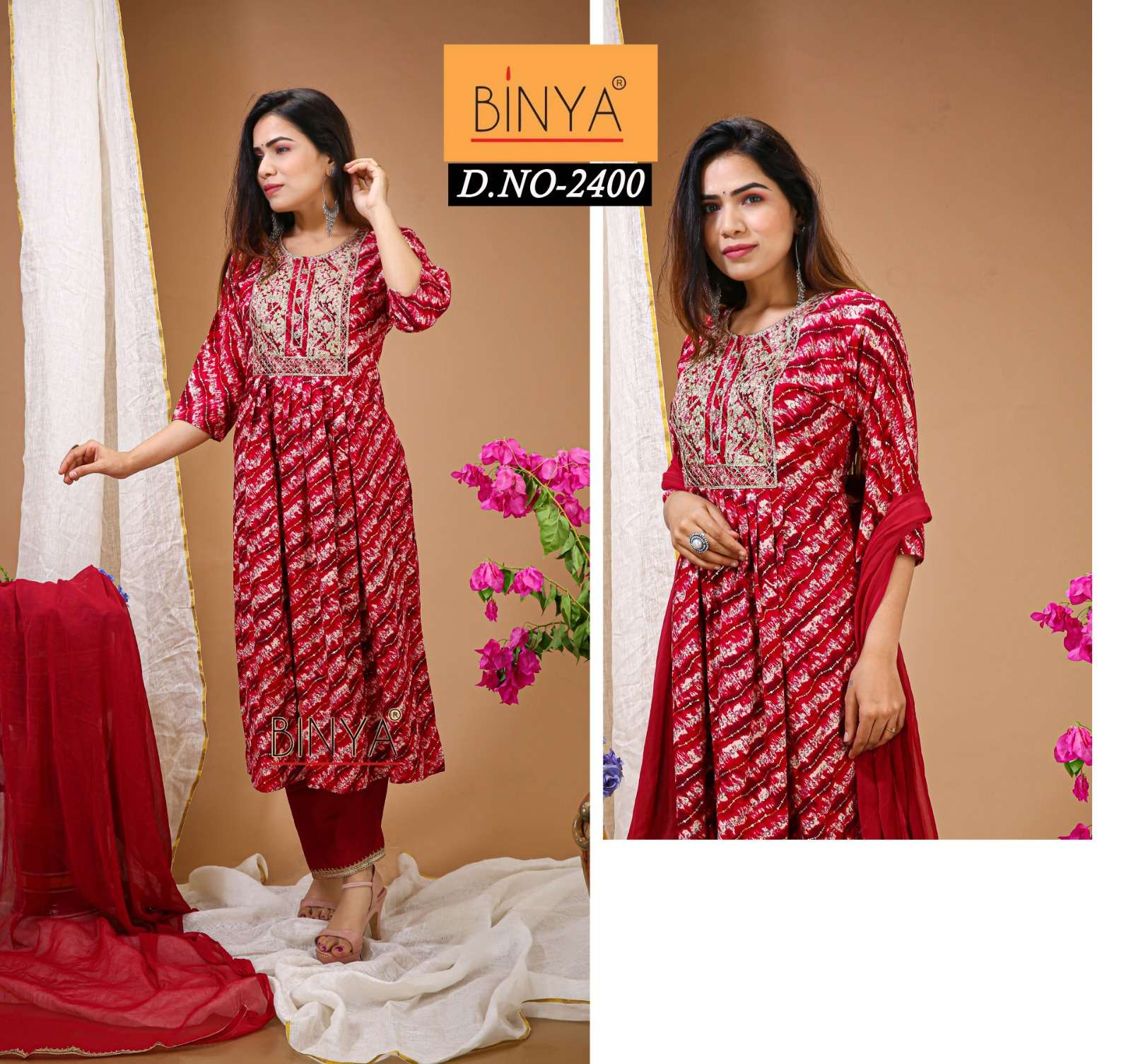Binya Nayra cut Kurti vol-4 Wholesale catalog