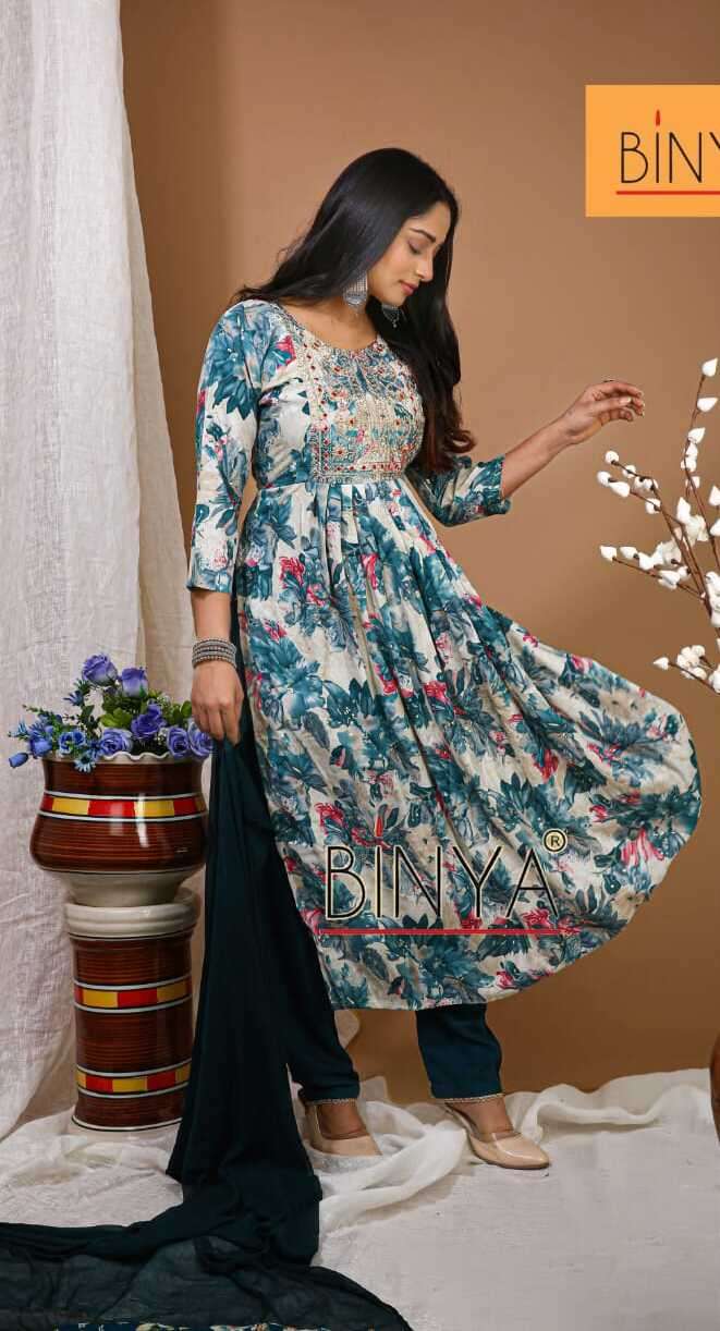 Binya Nayra cut Kurti vol-5 Wholesale catalog