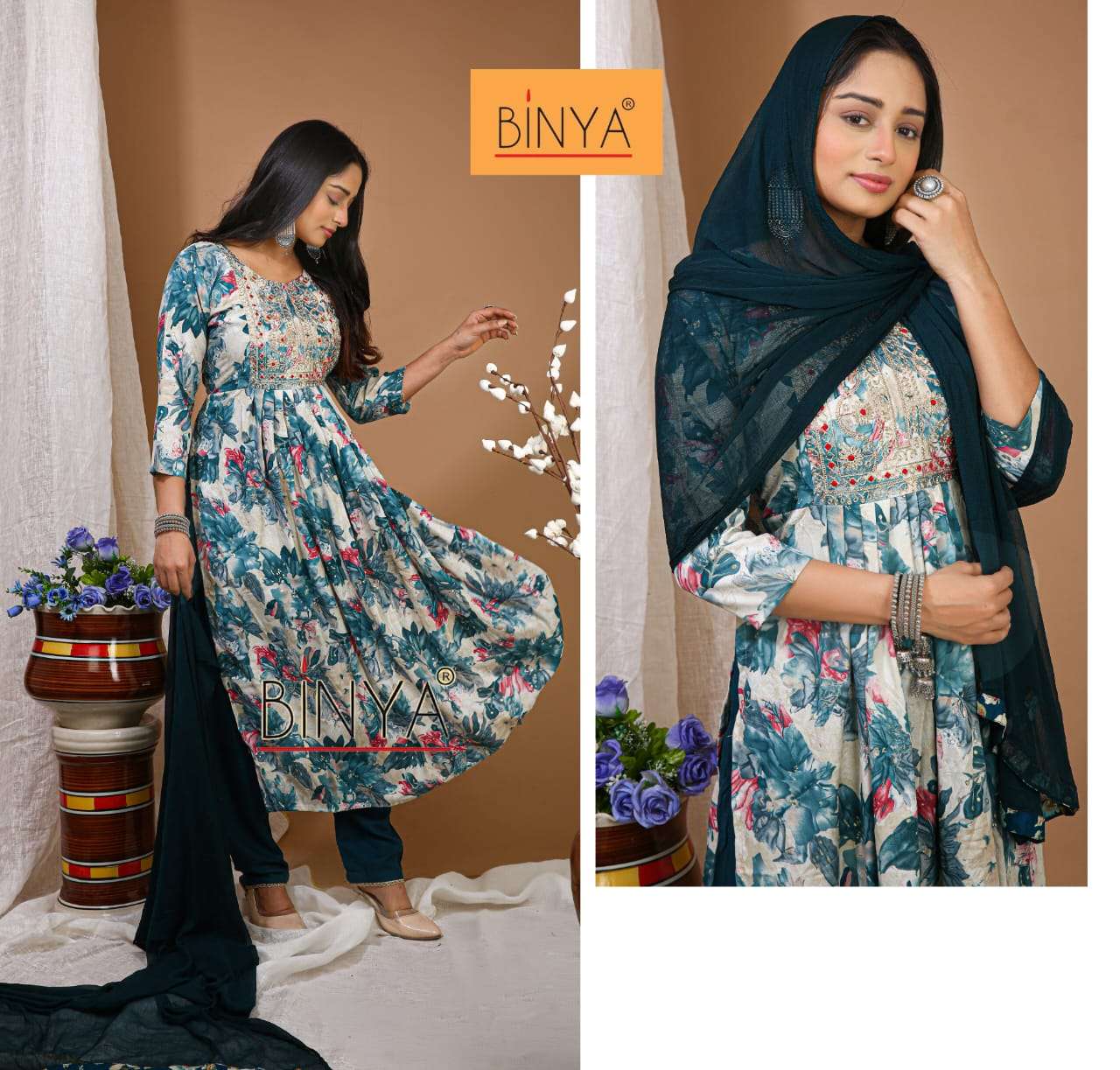 Binya Nayra cut Kurti vol-5 Wholesale catalog