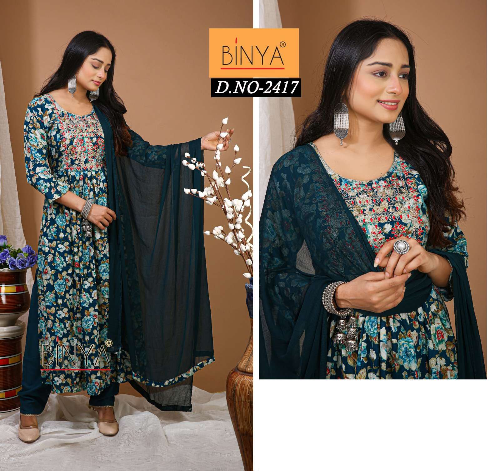 Binya Nayra cut Kurti vol-6 Wholesale catalog