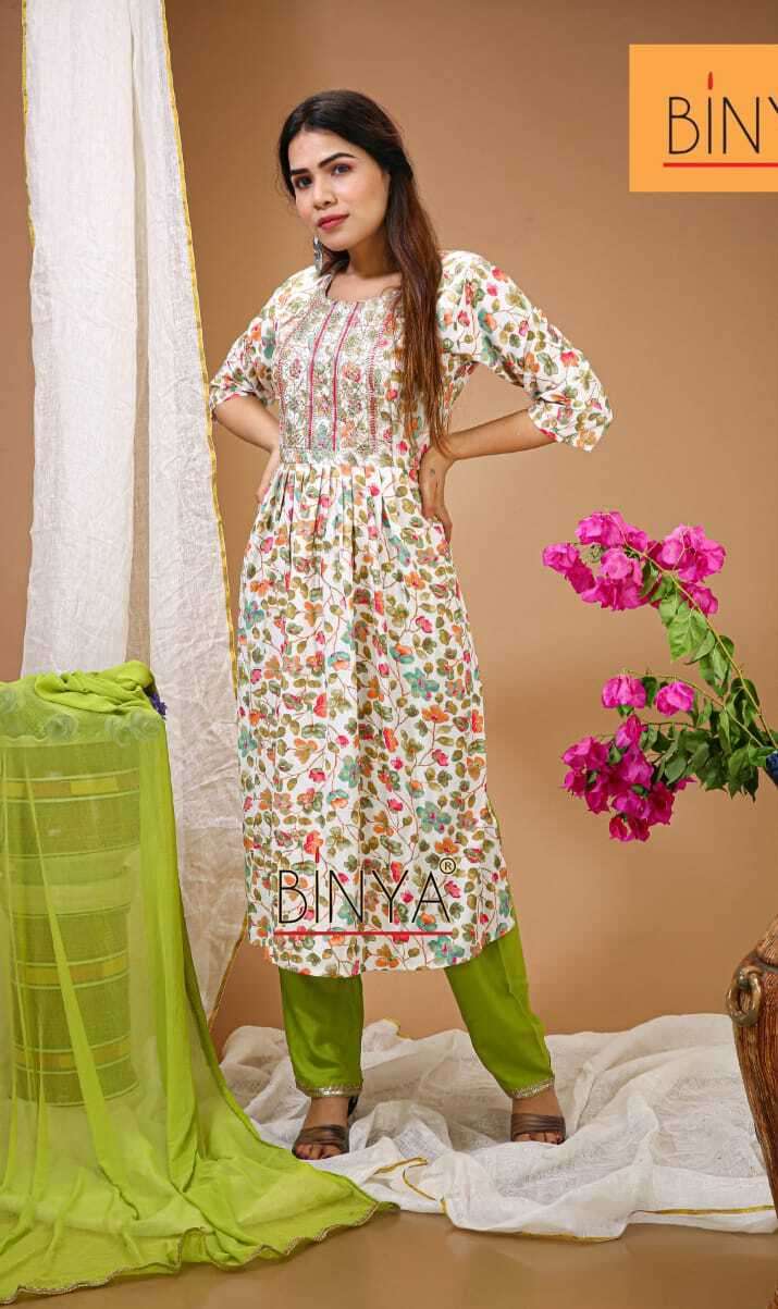 Binya Nayra cut Kurti vol-9 Wholesale catalog