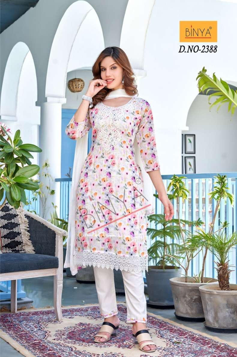 Binya Nayra cut rayon Kurti vol-1 Wholesale catalog