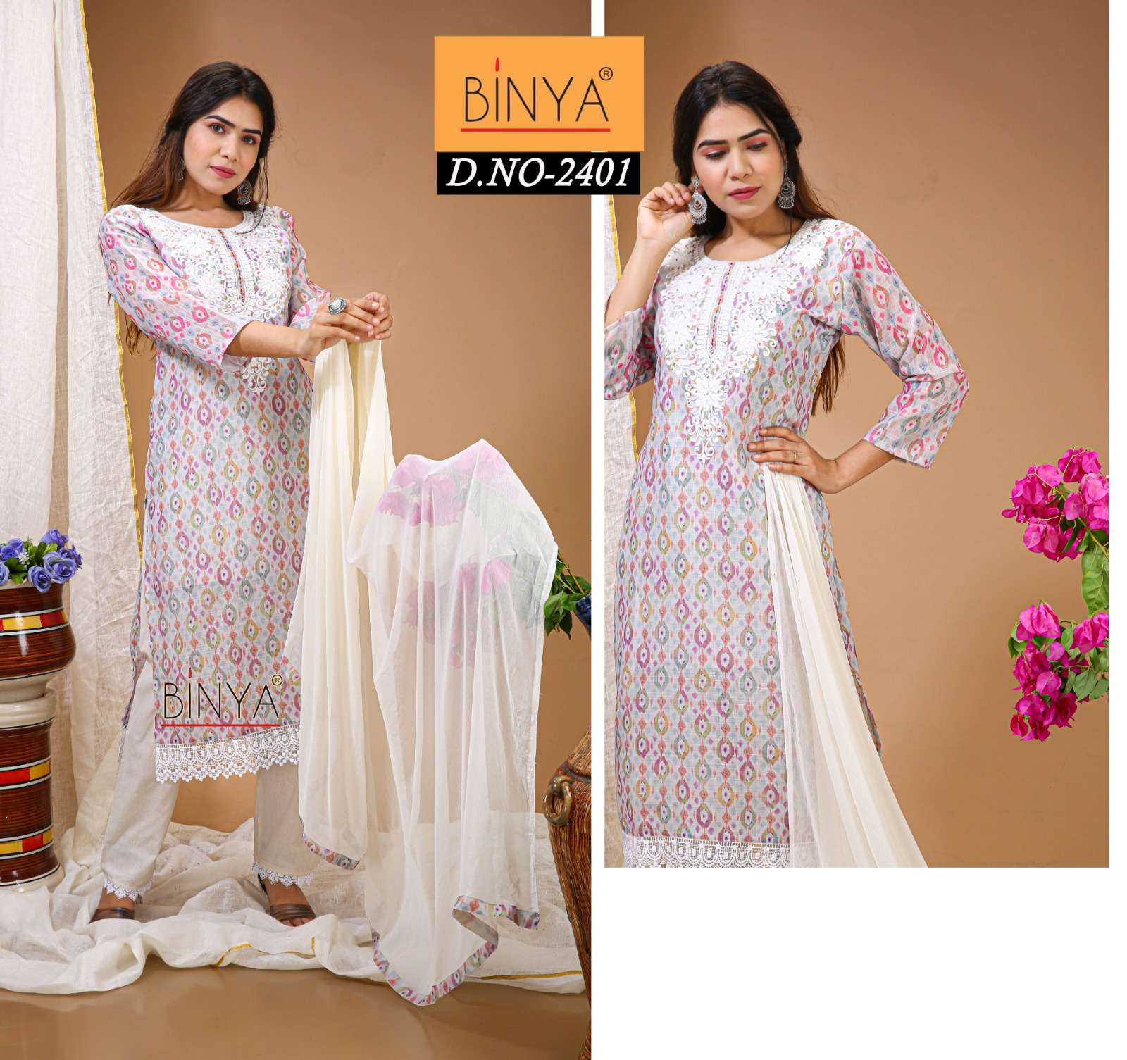 Binya Nayra cut rayon Kurti vol-4 Wholesale catalog