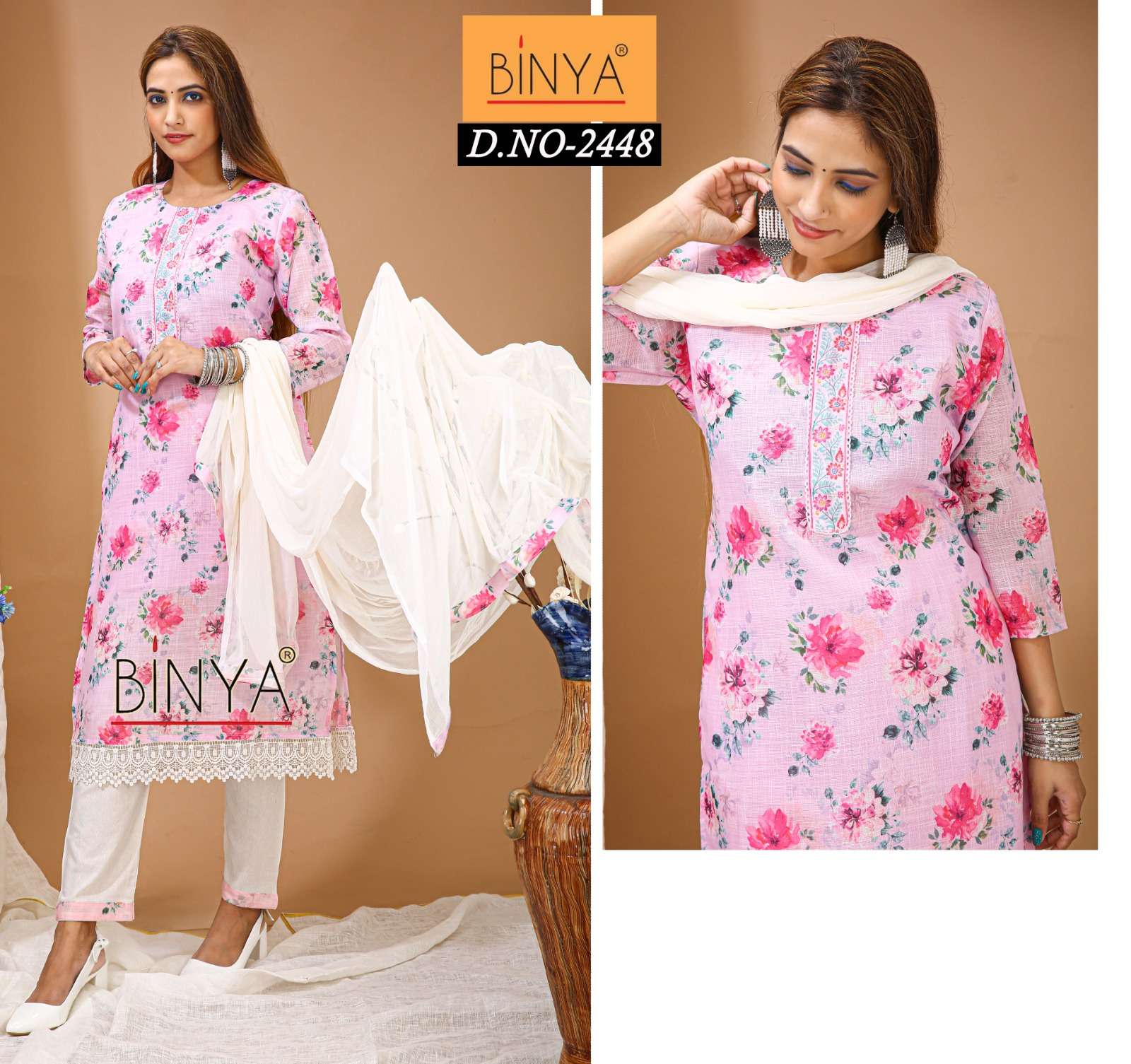 Binya Nayra cut rayon Kurti vol-7 Wholesale catalog