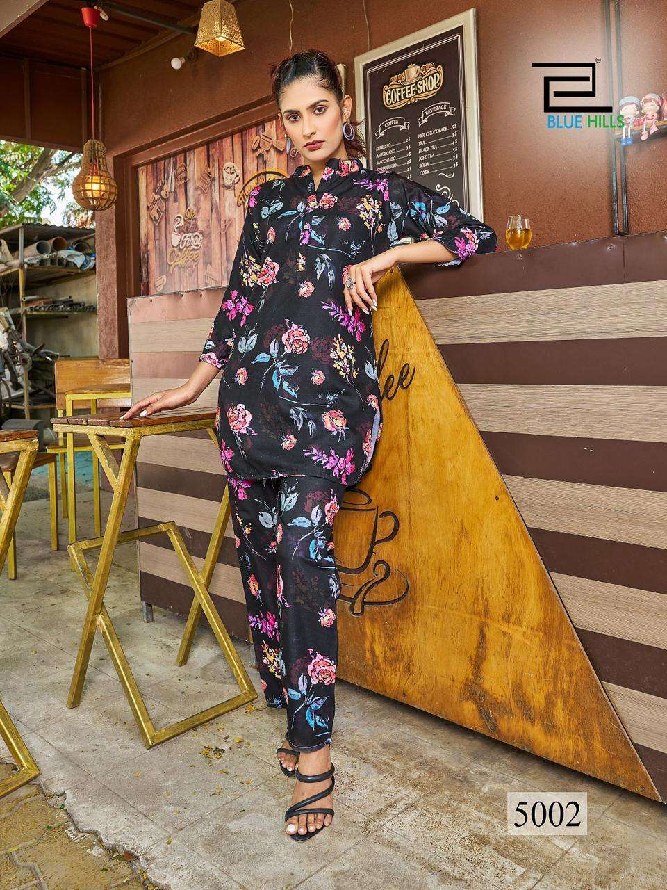 BLUE HILLS CO-ORD SET Kurti Wholesale catalog