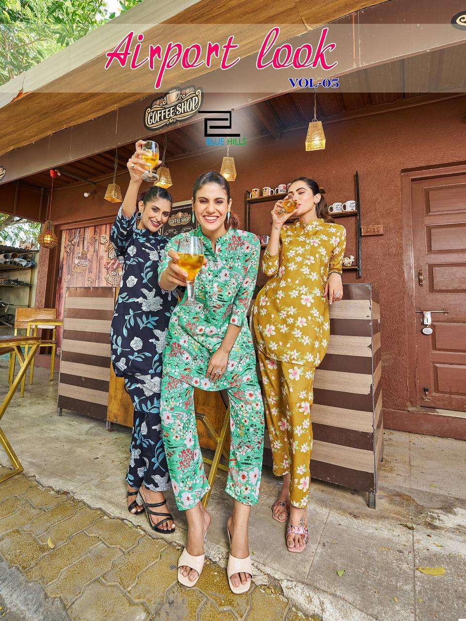 BLUE HILLS CO-ORD SET Kurti Wholesale catalog
