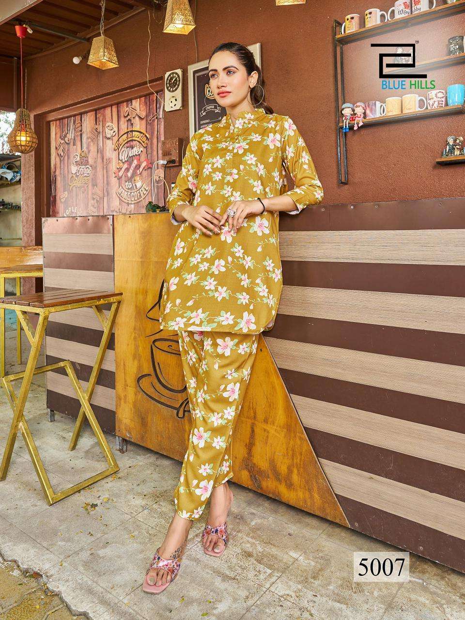 BLUE HILLS CO-ORD SET Kurti Wholesale catalog