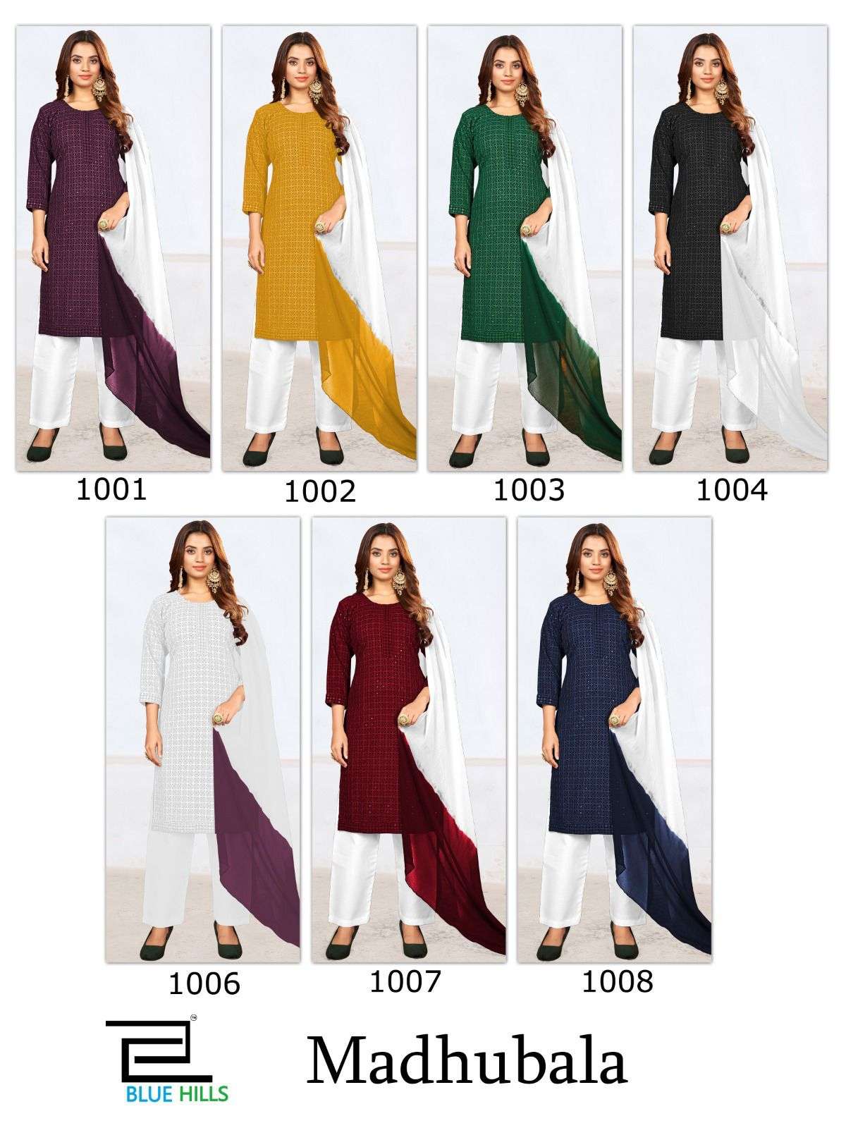 BLUE HILLS MADHUBALA Kurti Wholesale catalog