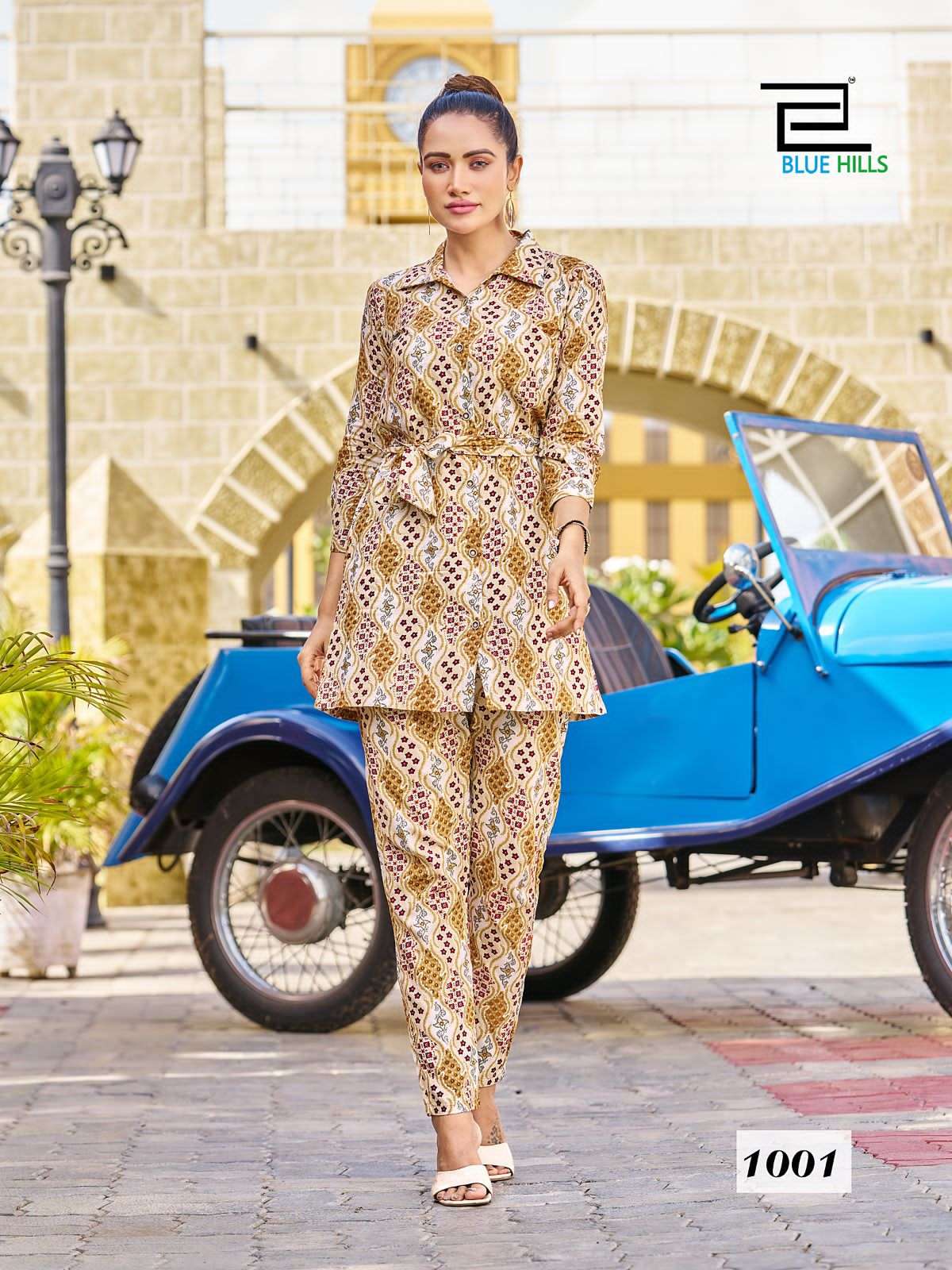 BLUE HILLS Rayon 14 kg CO-ORD SET Kurti Wholesale catalog