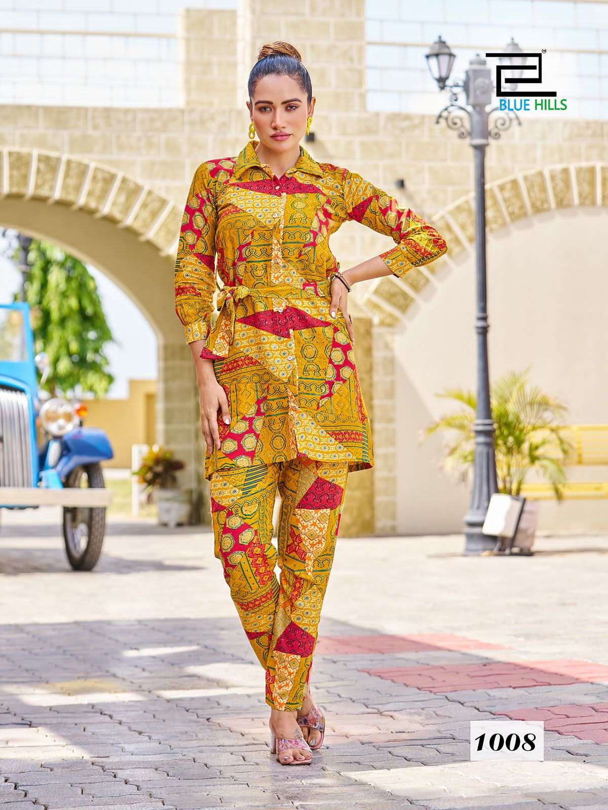 BLUE HILLS Rayon 14 kg CO-ORD SET Kurti Wholesale catalog