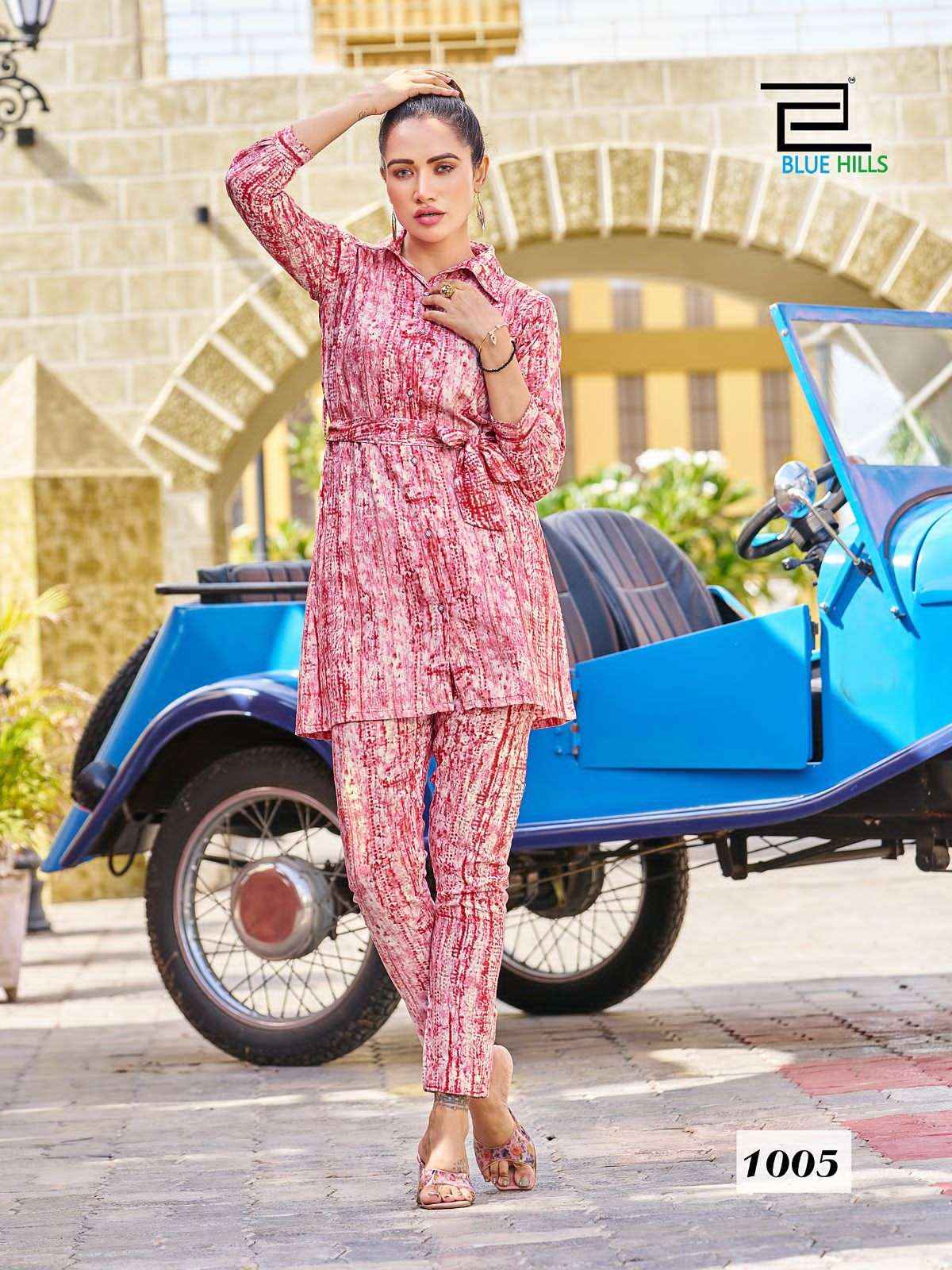 BLUE HILLS Rayon 14 kg CO-ORD SET Kurti Wholesale catalog