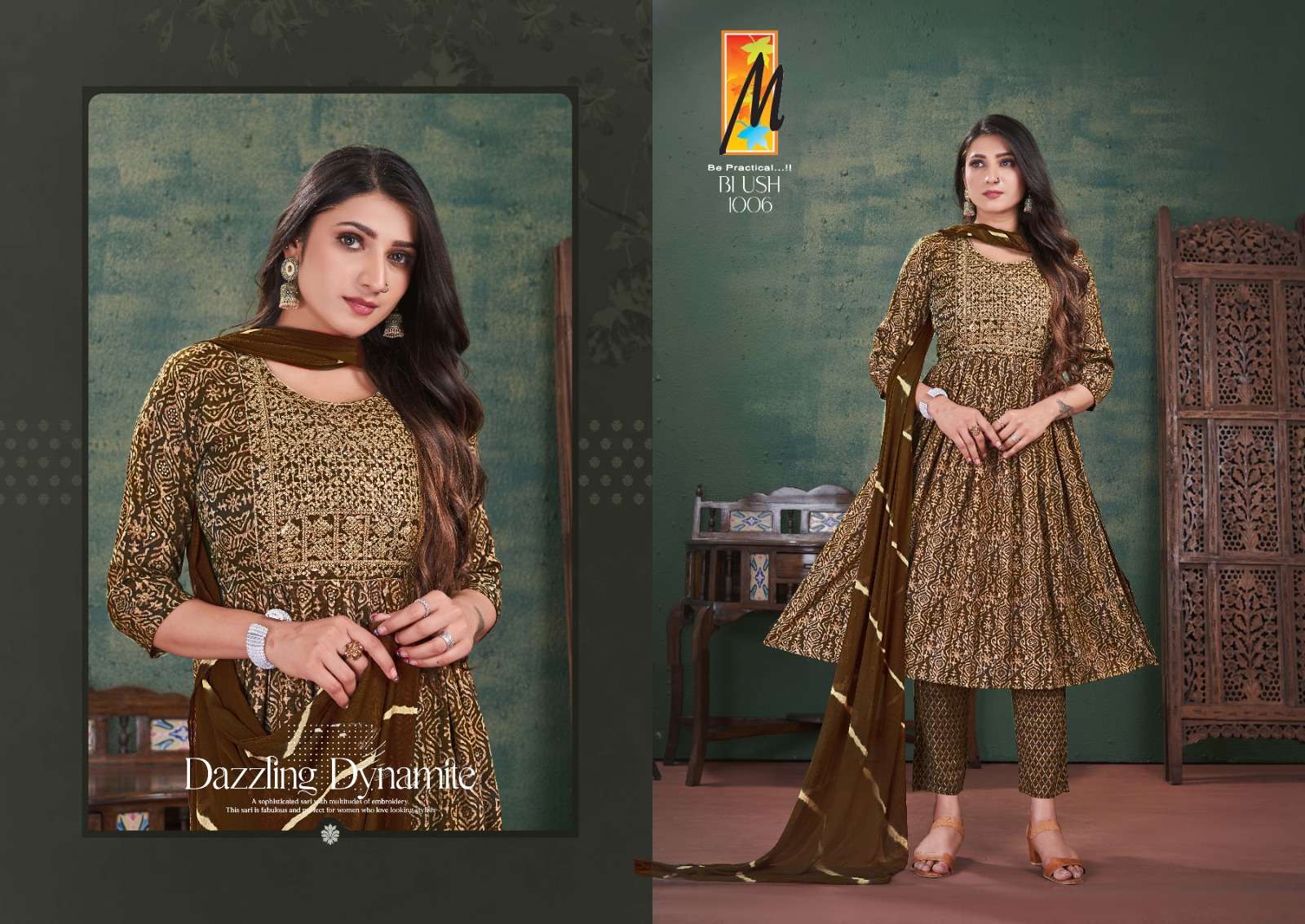 Blush Nyra cut Kurti Wholesale catalog