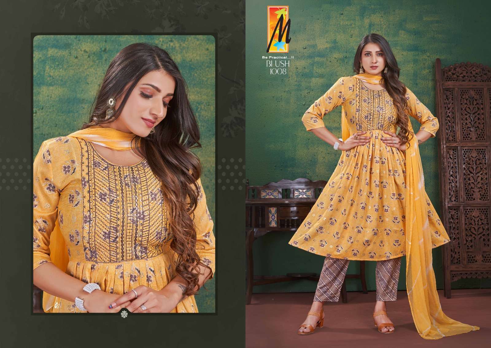 Blush Nyra cut Kurti Wholesale catalog