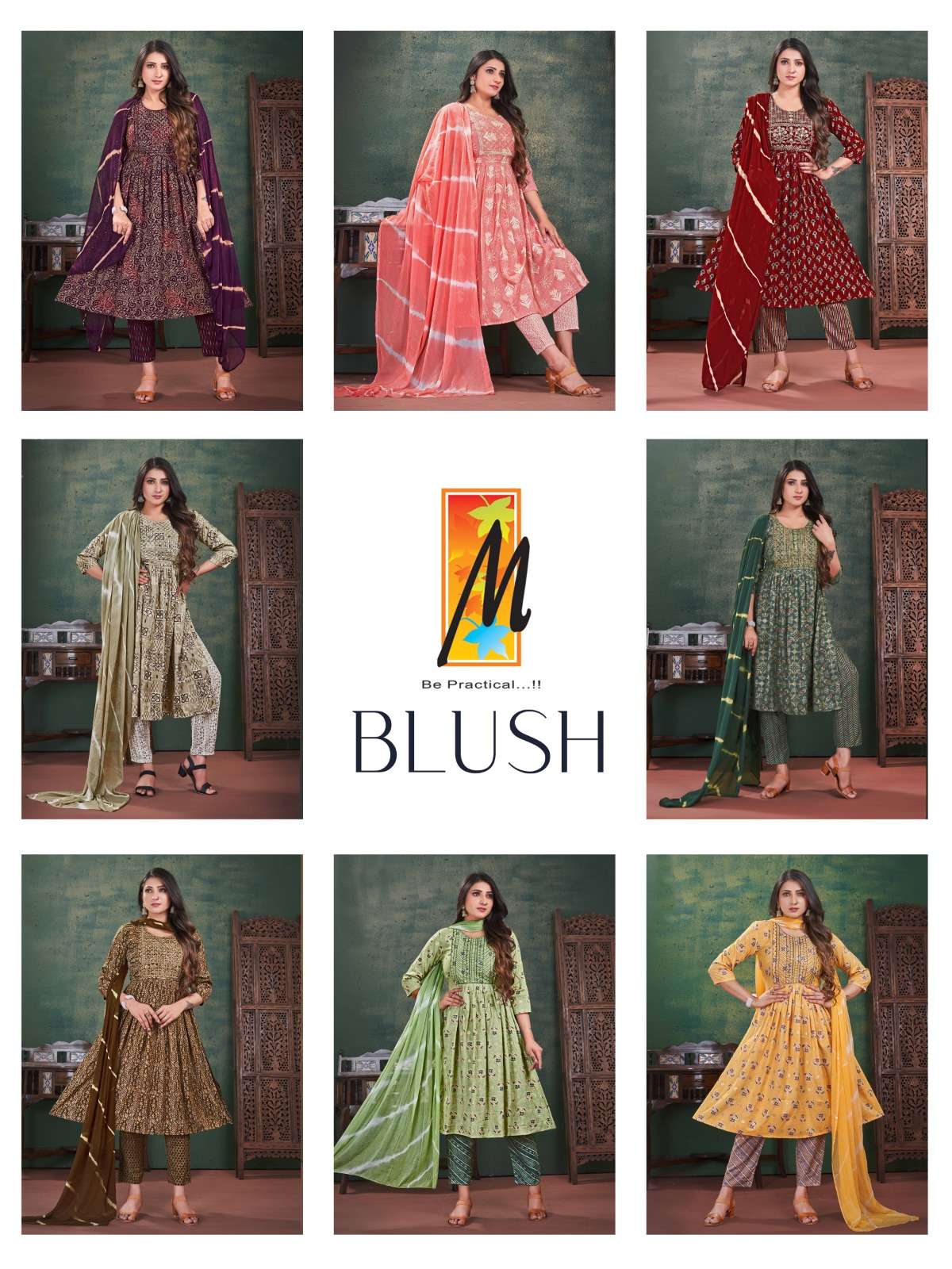 Blush Nyra cut Kurti Wholesale catalog