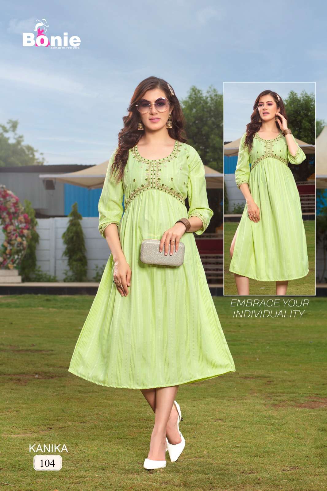 BONIE KANIKA  ALIA CUT KURTIES Wholesale catalog