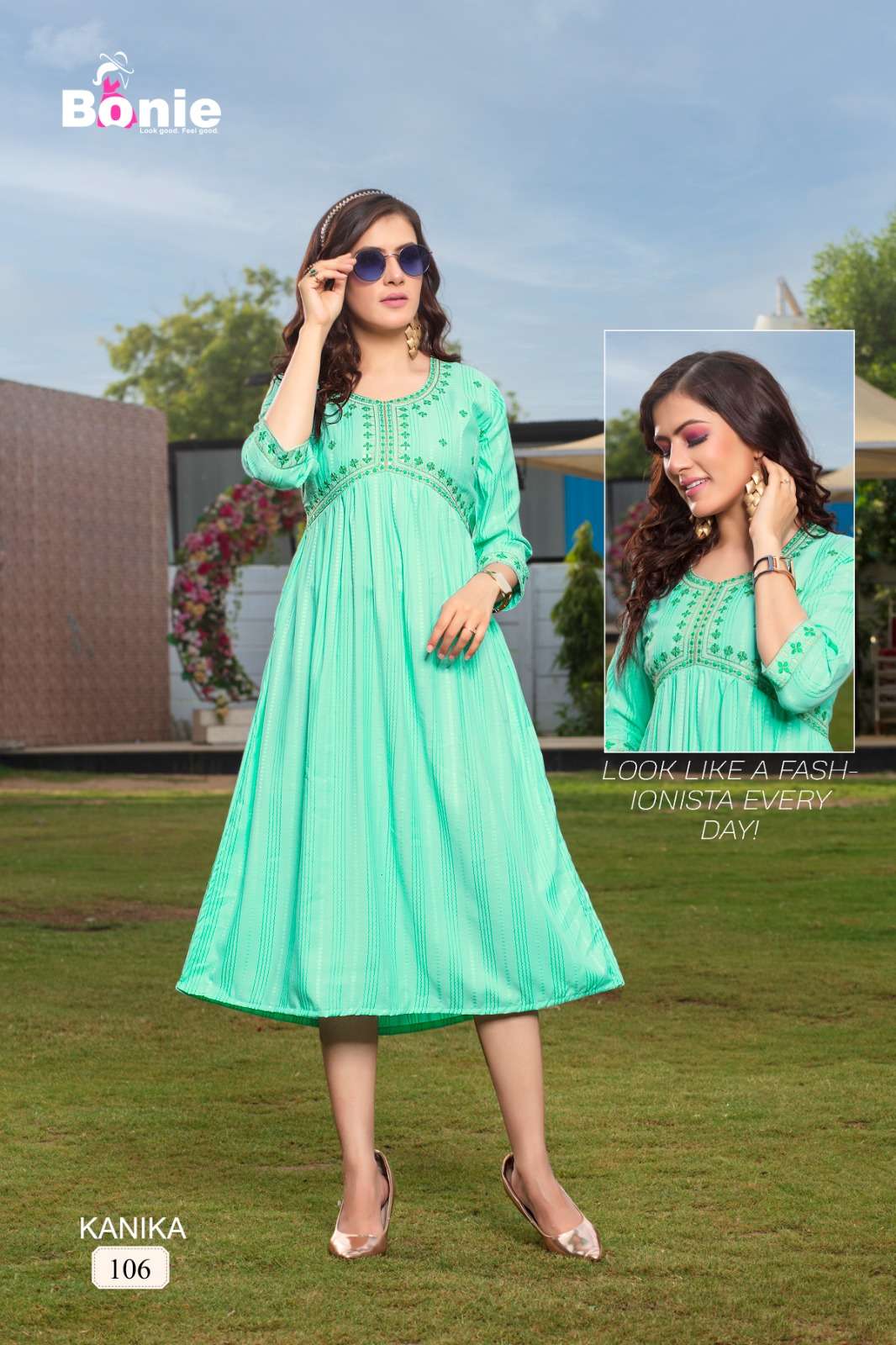 BONIE KANIKA  ALIA CUT KURTIES Wholesale catalog