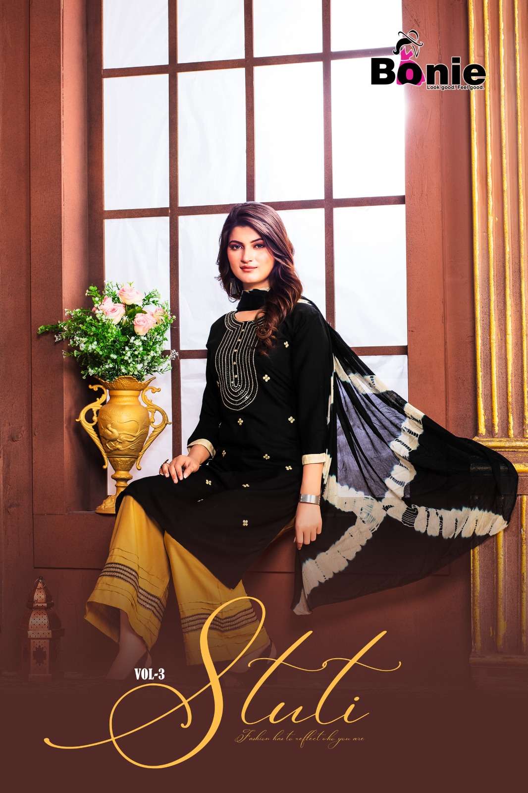 BONIE STUTI- 3 Kurti Wholesale catalog
