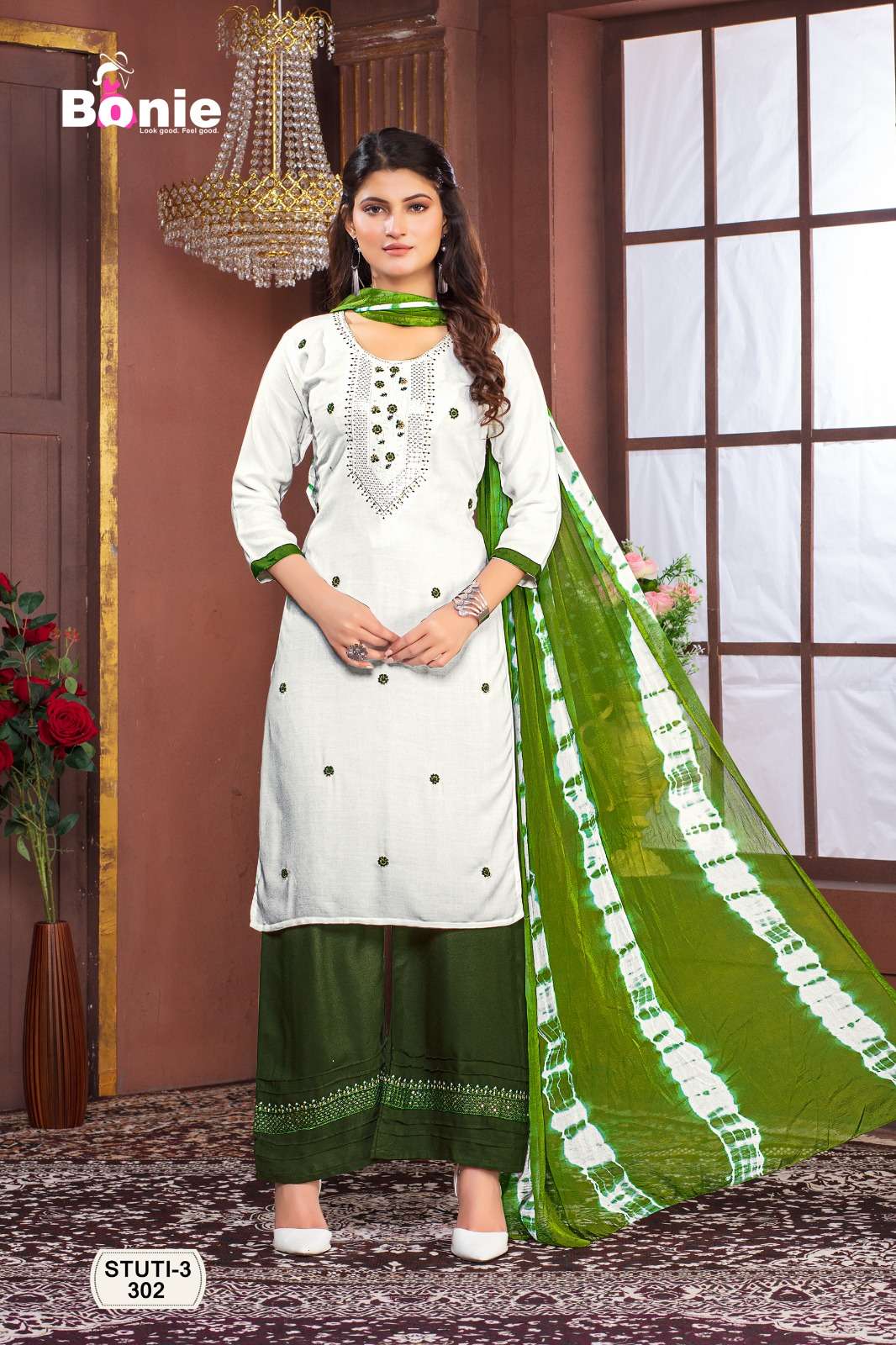 BONIE STUTI- 3 Kurti Wholesale catalog