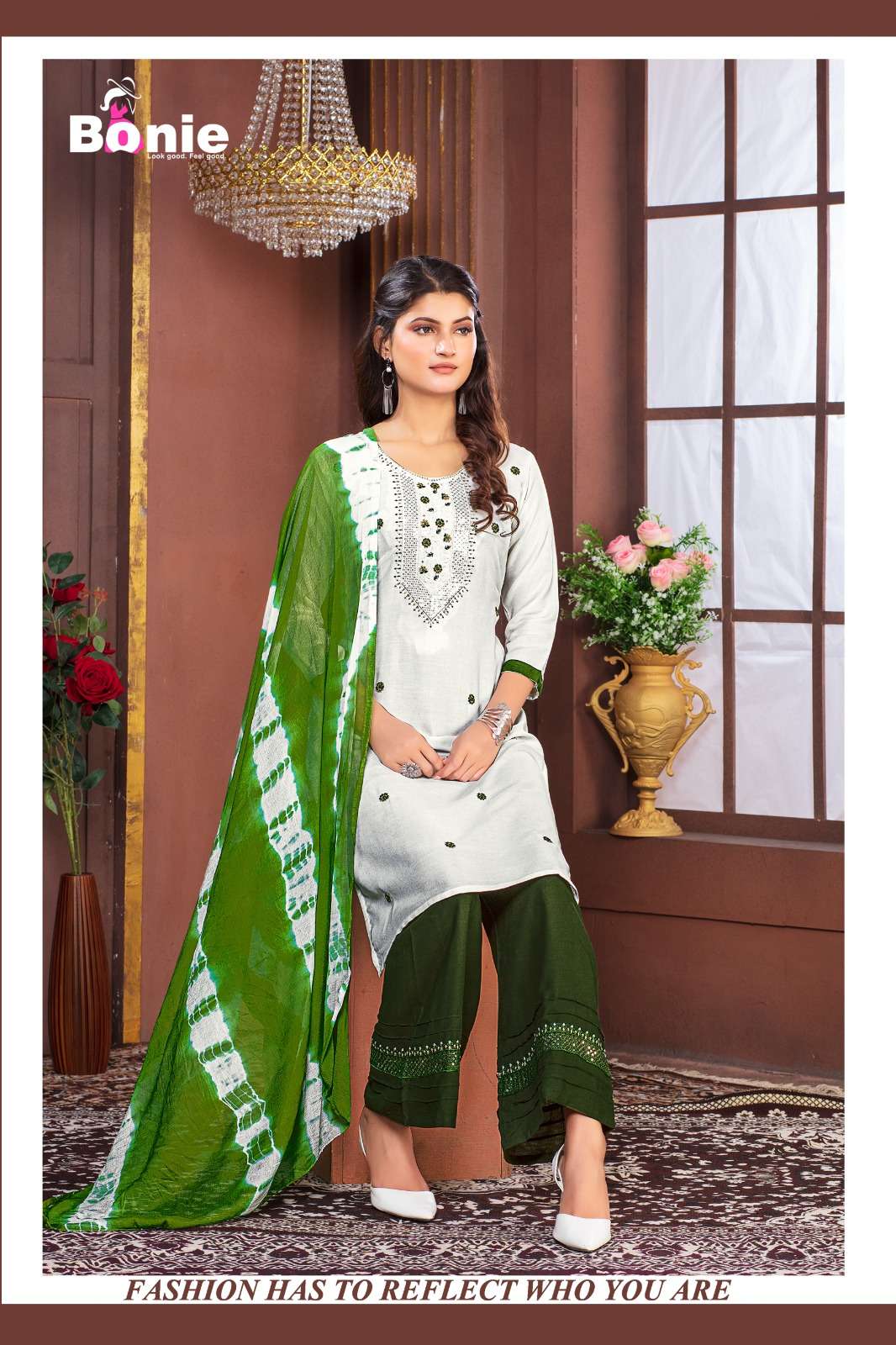 BONIE STUTI- 3 Kurti Wholesale catalog