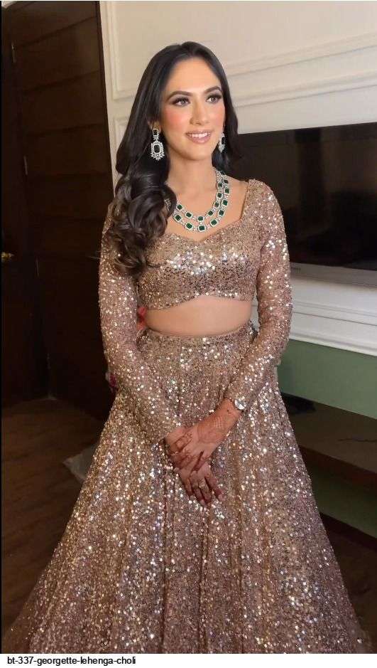 BT 337 GEORGETTE LEHENGA CHOLI Wholesale catalog