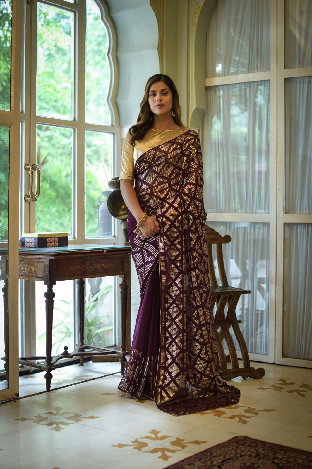 Bt 4004 Beautiful Sequence Designer Saree Wholesale catalog