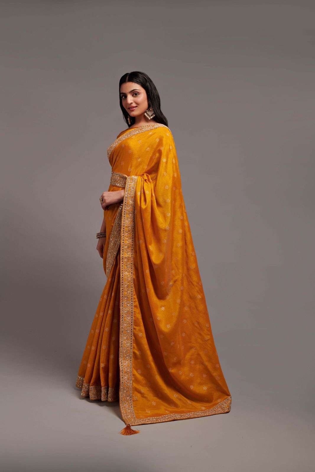 Bt 4005 Beautiful Chinon Designer Saree Wholesale catalog