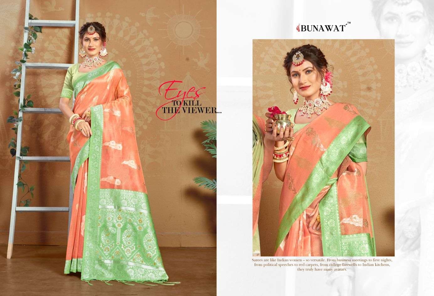 BUNAWAT ALISHA SAREE WHOLESALE CATALOG