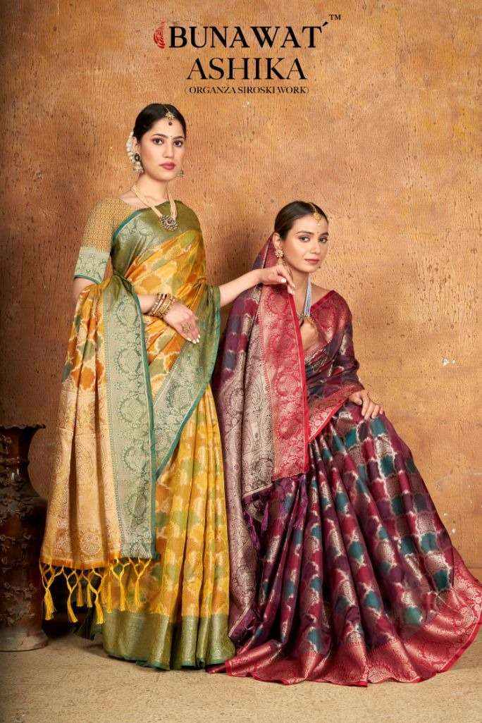 SANGAM RAAG SUTRA 3391 TO 3396 BEAUTIFUL ORGANZA SAREE WHOLESALE STORE  Sangam Prints Wholesale Sarees Catalog
