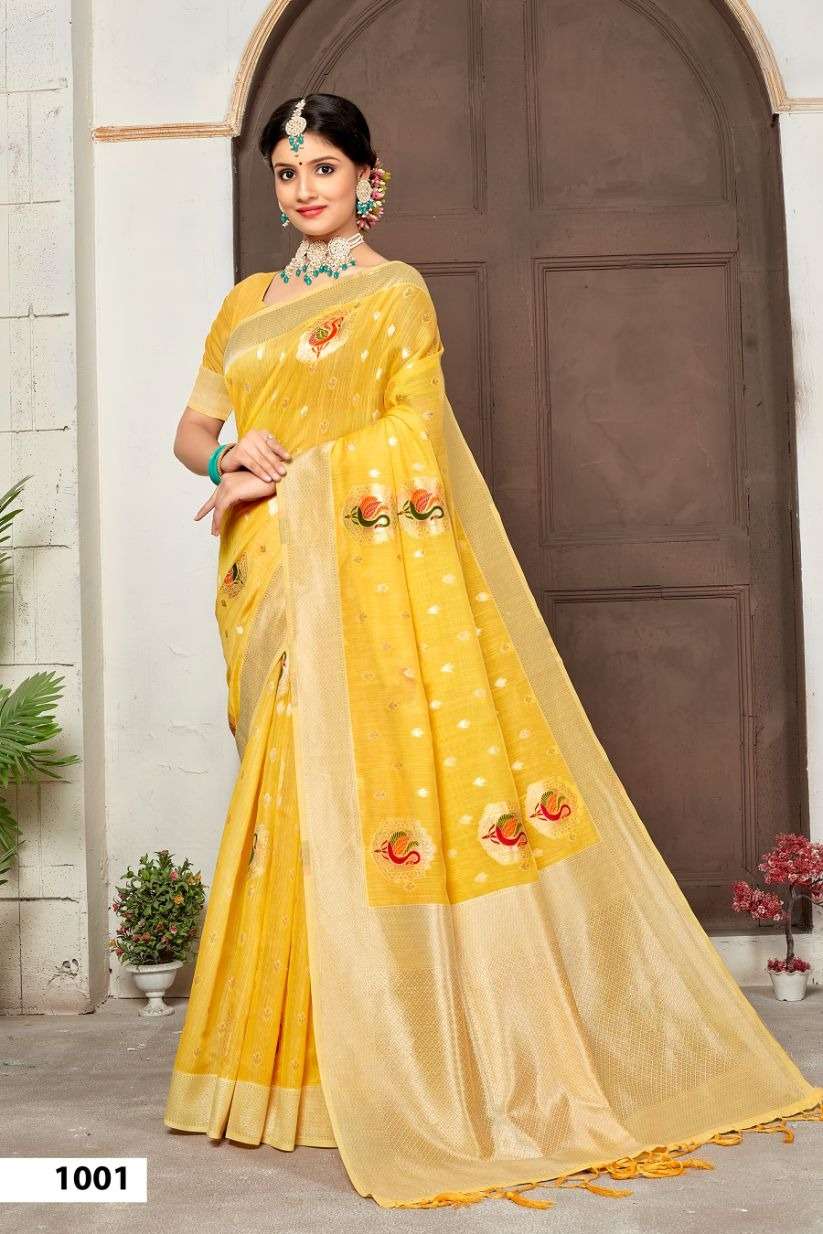BUNAWAT RAJ GHARANA Cotton Saree Wholesale catalog