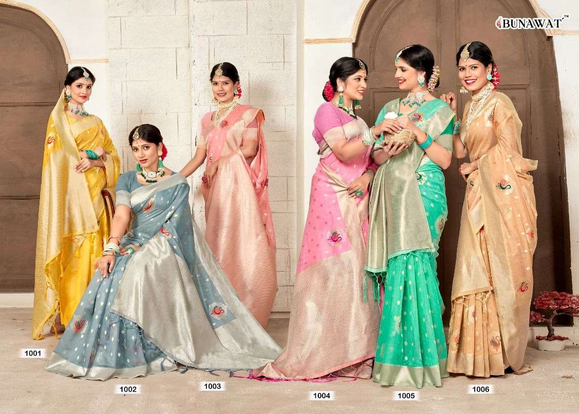 BUNAWAT RAJ GHARANA Cotton Saree Wholesale catalog