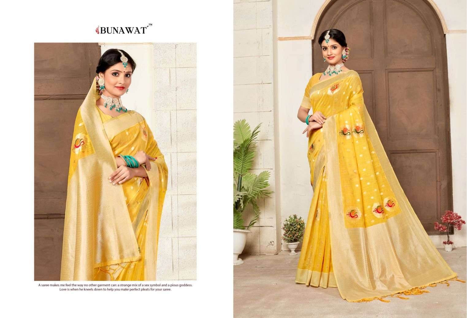 BUNAWAT RAJ GHARANA Cotton Saree Wholesale catalog