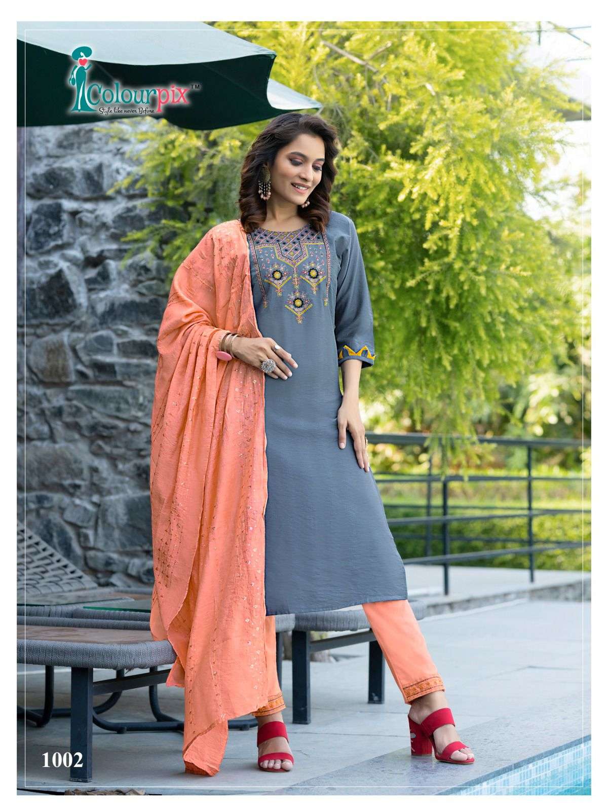 COLOURPIX ALVEERA VOL.1 Kurti Wholesale catalog