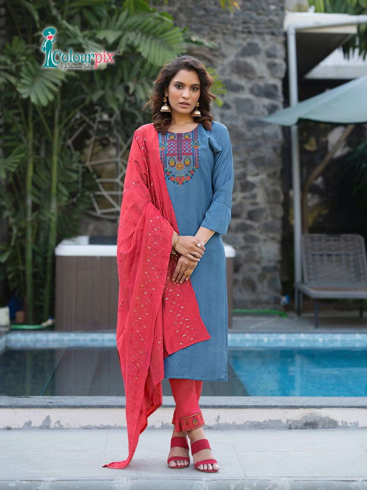 COLOURPIX ALVEERA VOL.1 Kurti Wholesale catalog