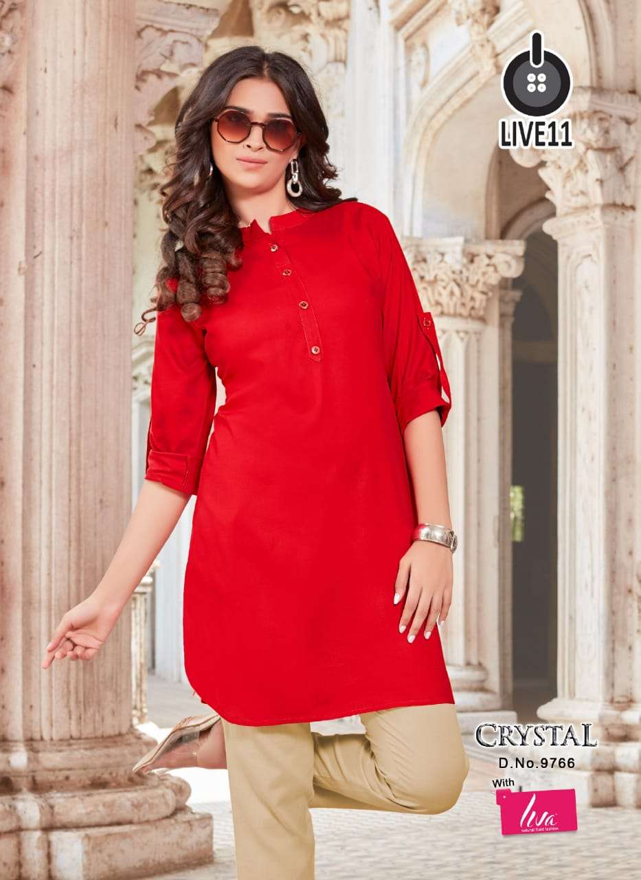 Crystal  Live11 Valas Kurti Wholesale catalog