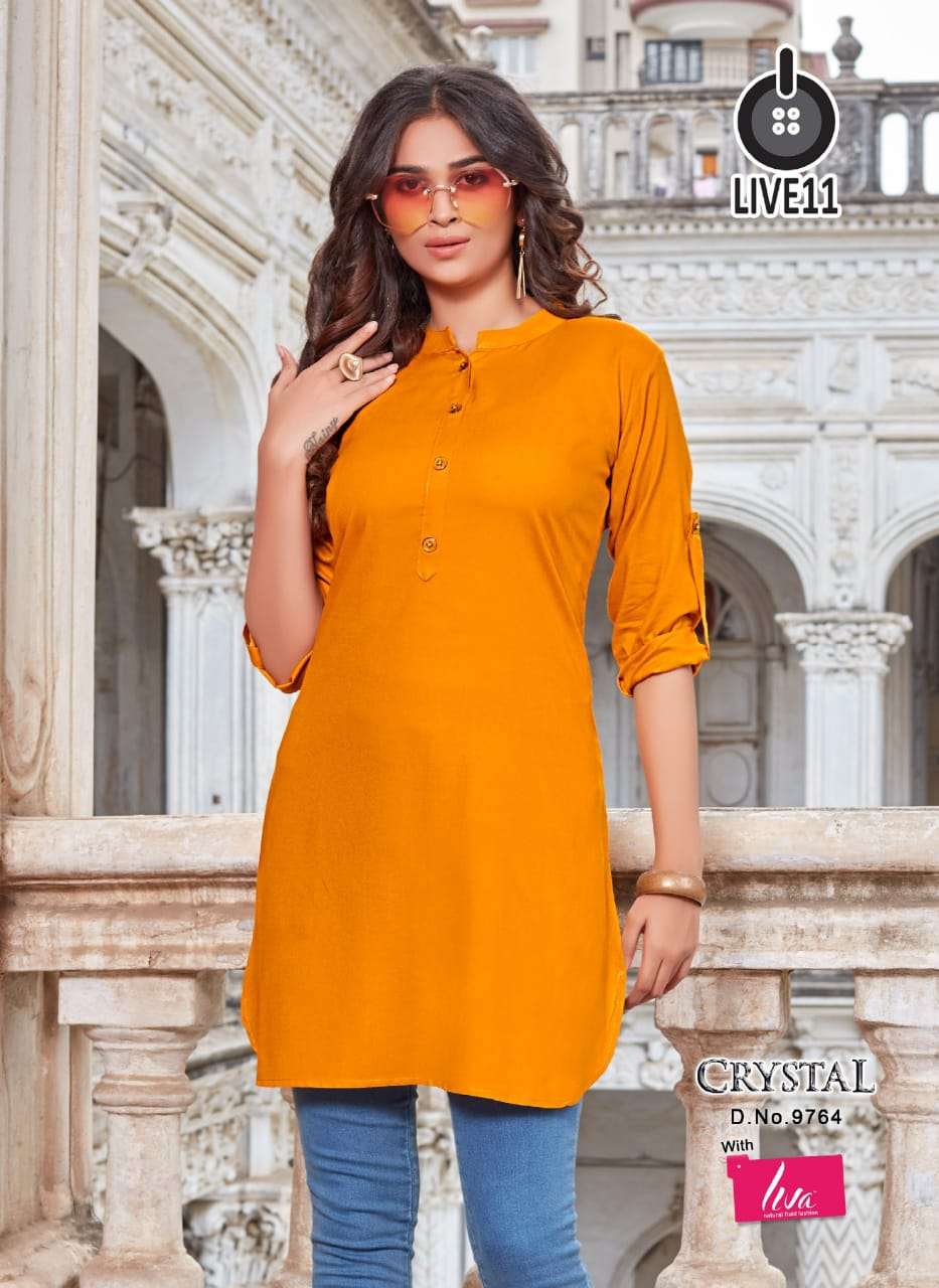 Crystal  Live11 Valas Kurti Wholesale catalog