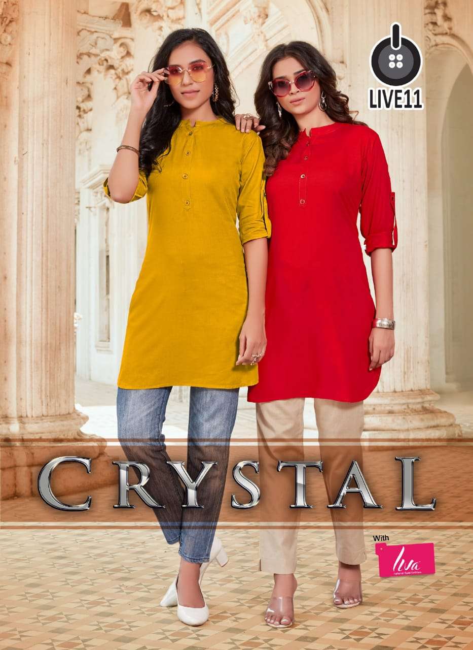 Crystal  Live11 Valas Kurti Wholesale catalog