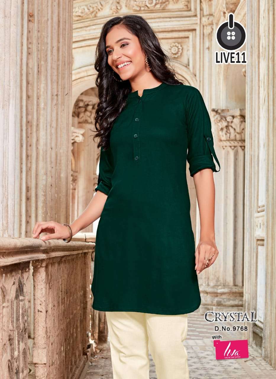 Crystal  Live11 Valas Kurti Wholesale catalog