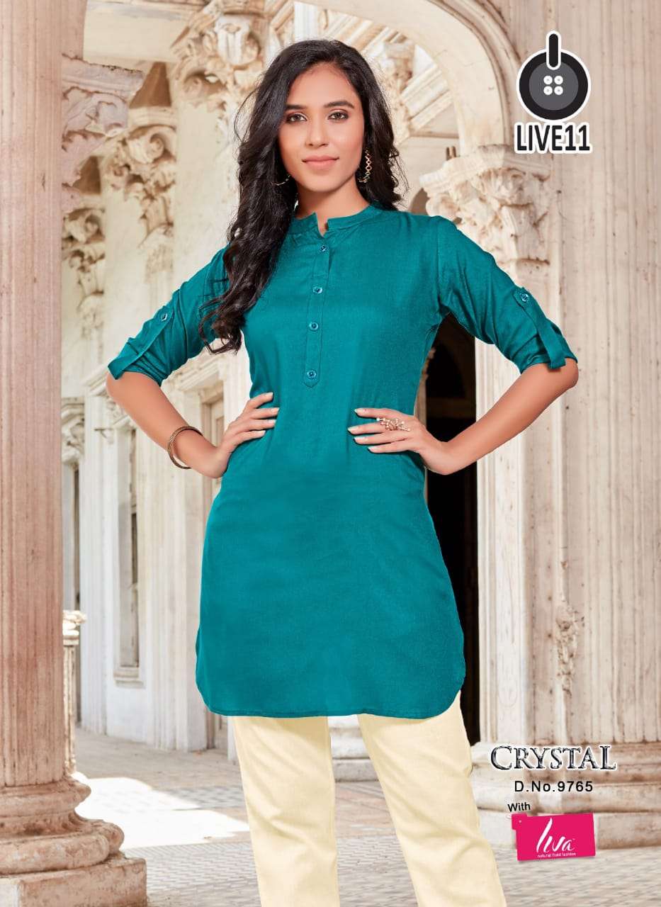 Crystal  Live11 Valas Kurti Wholesale catalog