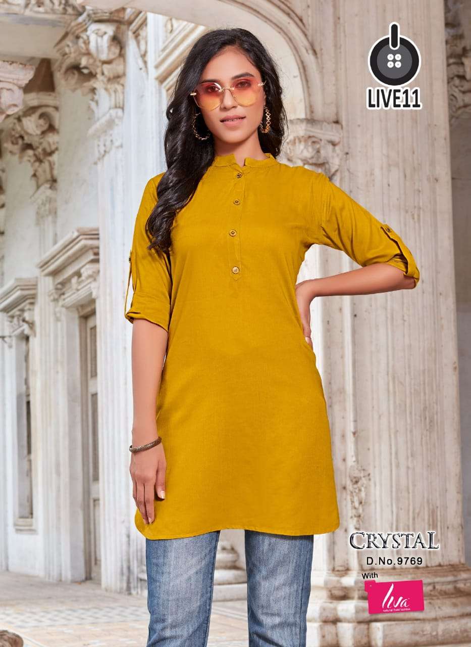 Crystal  Live11 Valas Kurti Wholesale catalog