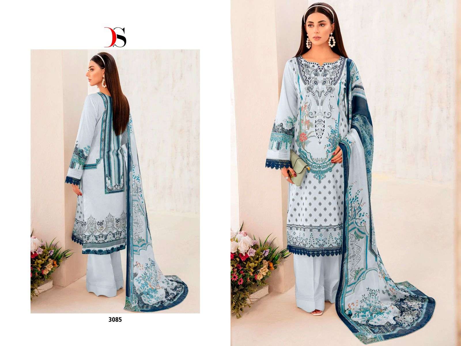 Deepsy Cheveron 7 Nx Chiffon Dupatta Pakistani Suit Wholesale catalog