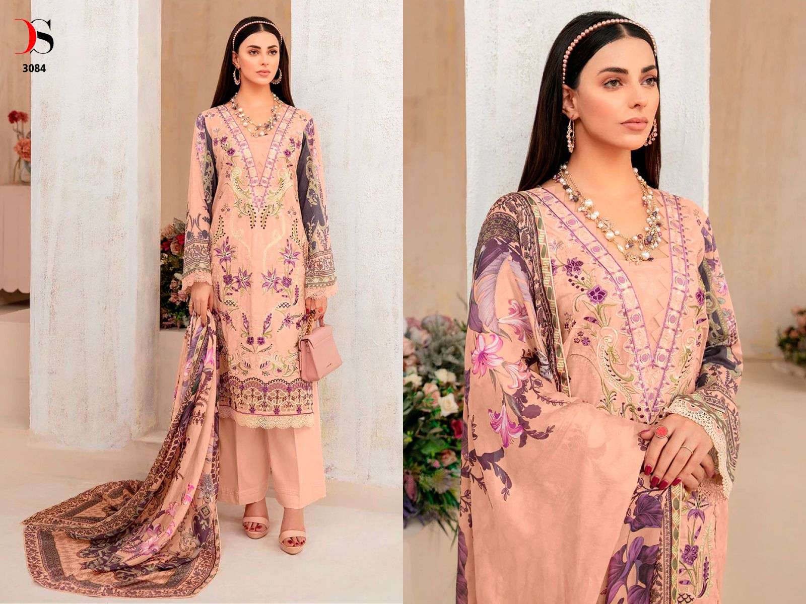 Deepsy Cheveron 7 Nx Chiffon Dupatta Pakistani Suit Wholesale catalog