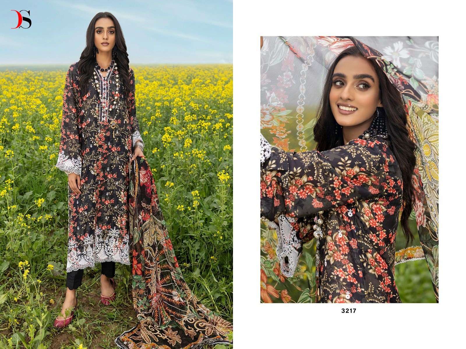 Deepsy Image Chikankari 23 Vol 2 Chiffon Dupatta Pakistani Suit Wholesale catalog