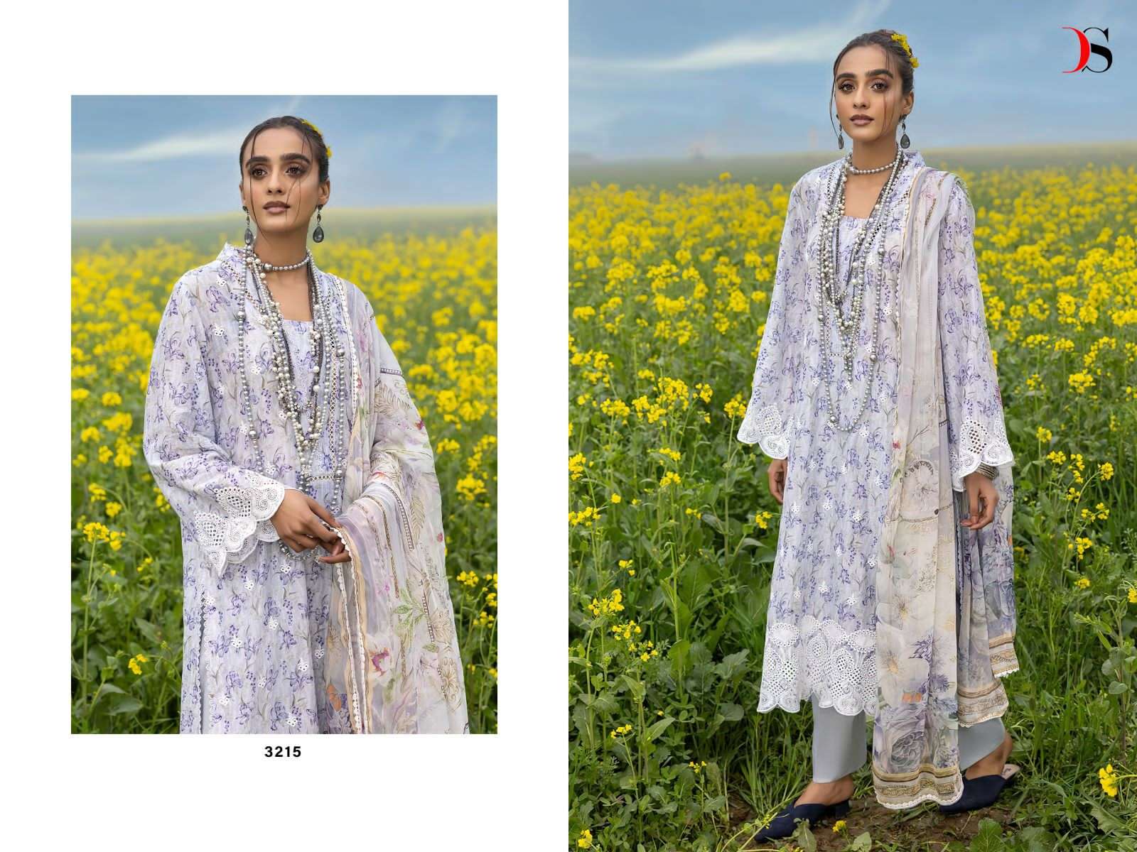 Deepsy Image Chikankari 23 Vol 2 Cotton Dupatta Pakistani Suit Wholesale catalog
