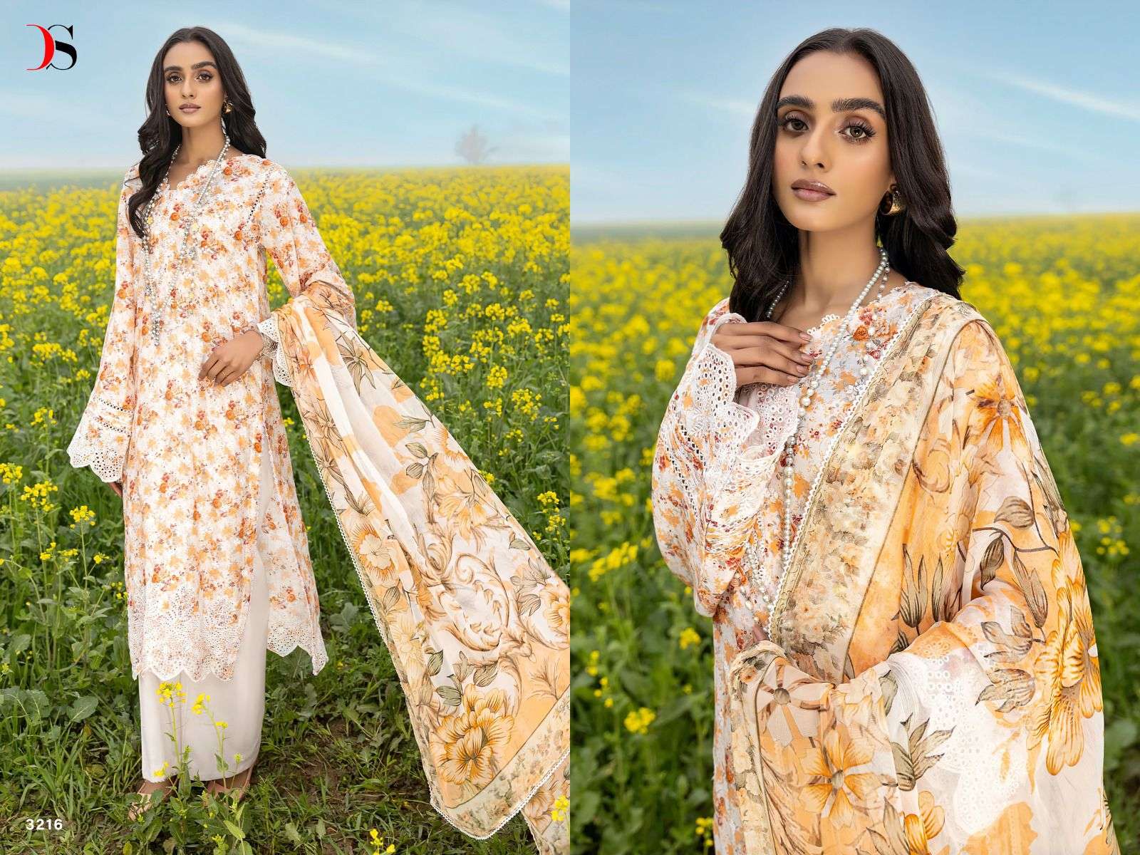 Deepsy Image Chikankari 23 Vol 2 Cotton Dupatta Pakistani Suit Wholesale catalog