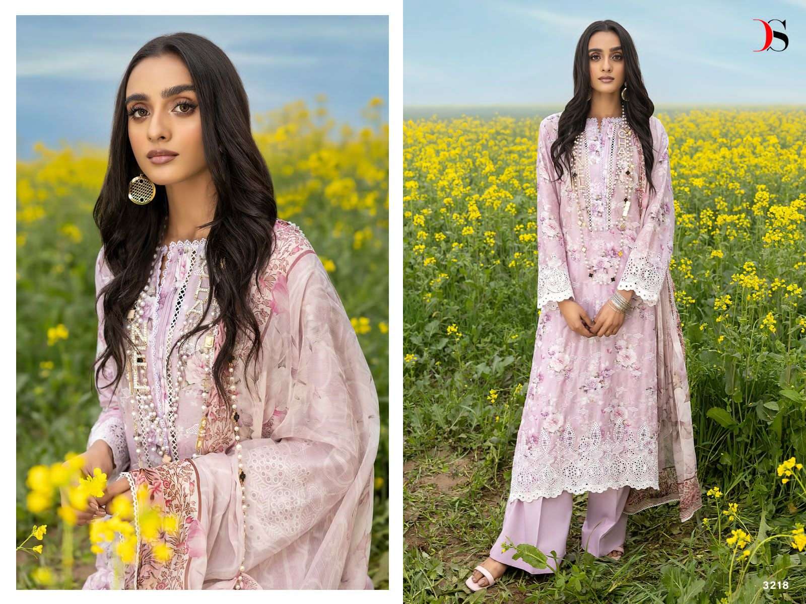 Deepsy Image Chikankari 23 Vol 2 Cotton Dupatta Pakistani Suit Wholesale catalog