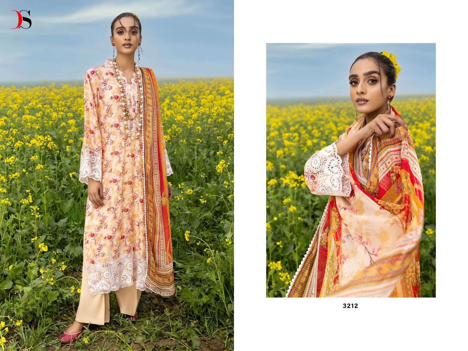 Deepsy Image Chikankari 23 Vol 2 Cotton Dupatta Pakistani Suit Wholesale catalog