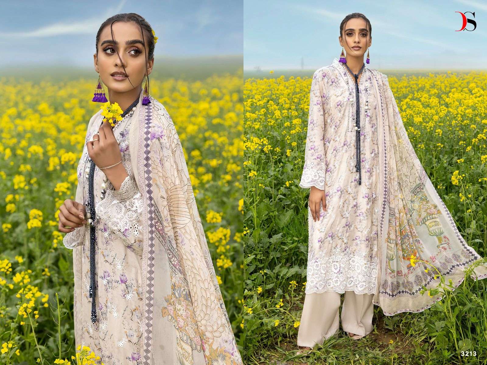 Deepsy Image Chikankari 23 Vol 2 Cotton Dupatta Pakistani Suit Wholesale catalog